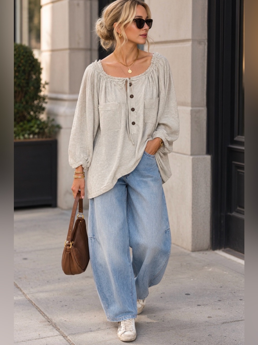 Free People Beach Oversized Tunic Top Sz Large